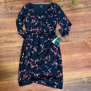 Ralph Lauren Dress Black Blossom Dress - US Size 4